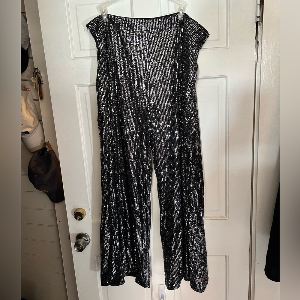 PLUS SIZE sparkly / sequin pants